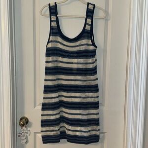 Women’s blue swim cover